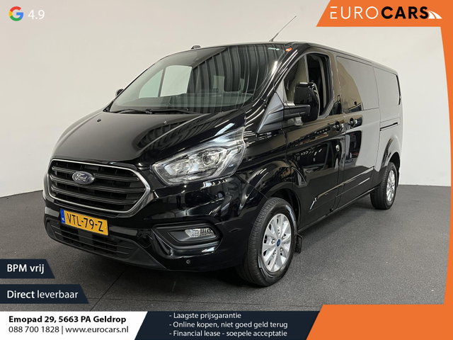 Ford Transit Custom - 300 2.0 TDCI L2H1 Limited Dubbele cabine Navi Airco2 Schuifdeuren Trekhaak PCD Carplay DAB