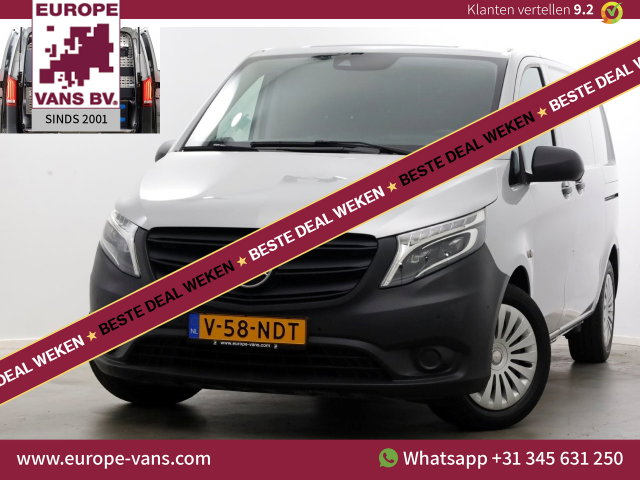 Mercedes-Benz Vito - 114 CDI 136pk Compact 9G Automaat 2x Schuifdeur/LED/Camera/Navi/Inrichting 05-2022