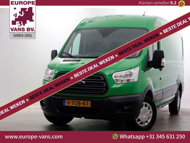 Ford Transit - 350 2.0 TDCI 130pk RWD L3H2 Trend Airco/Camera/Trekhaak 2800kg 11-2017