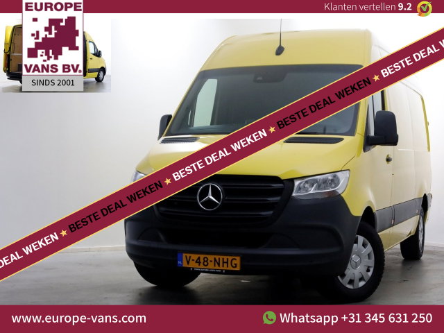 Mercedes-Benz Sprinter - 319 CDI 3.0 V6 190pk 7G Automaat L2H2 Airco/Navi/Camera 08-2021