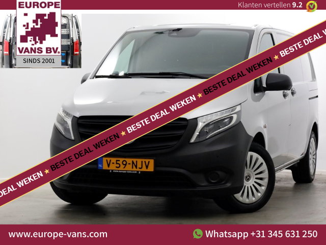 Mercedes-Benz Vito - CDI 136pk Compact 9G Automaat 2x Schuifdeur/LED/Camera/Inrichting 07-2022