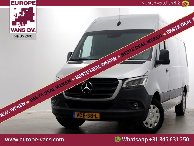 Mercedes-Benz Sprinter - 319 CDI 3.0 V6 190pk E6 L2H2 7G Automaat LED/Camera/Navi Trekhaak 3500kg 10-2019