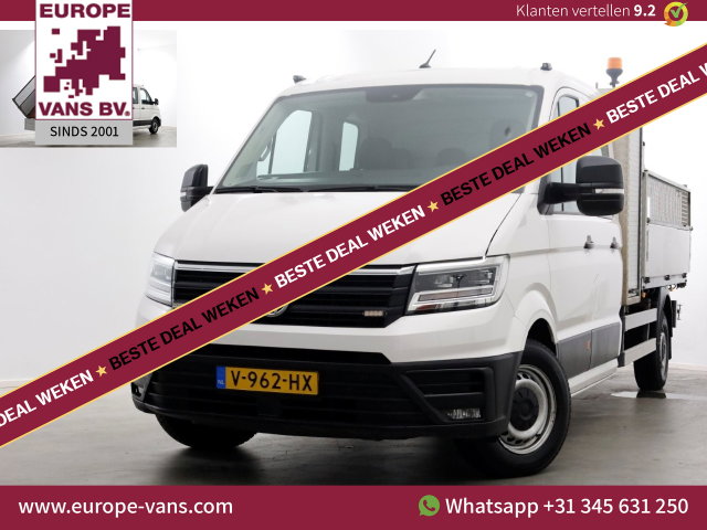 Volkswagen Crafter - 35 2.0 TDI 140pk E6 D.C. Highline Kipper met hoge boorden 09-2017