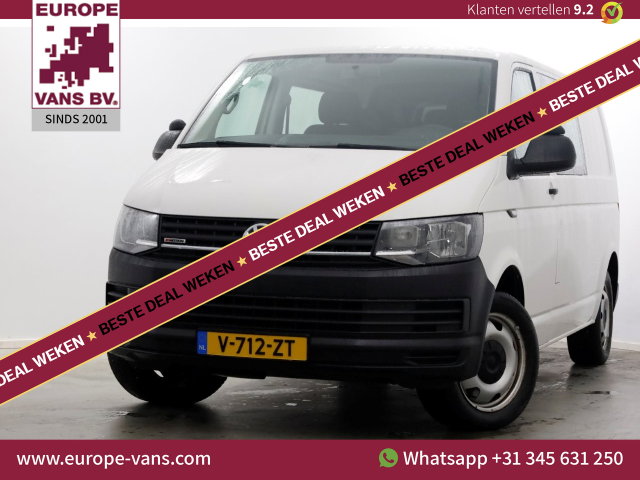 Volkswagen Transporter - T6 2.0 TSI Benzine 4Motion 4x4 DSG-Automaat Lang D.C. Achterklep BPM-Vrij 07-2019