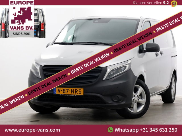 Mercedes-Benz Vito - 114 CDI 136pk Compact 9G Automaat 2x Schuifdeur/LED/Camera/Inrichting 07-2022