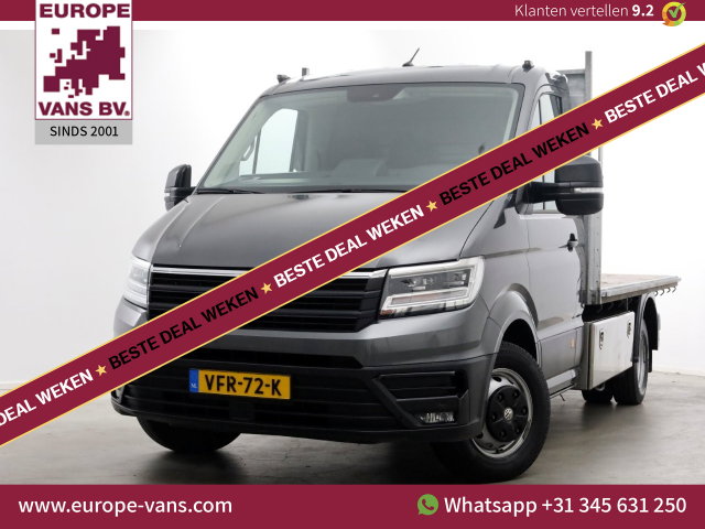 Volkswagen Crafter - 50 2.0 TDI 177pk DSG-Automaat L2H1 Open Laadbak LED/Trekhaak 3500kg 04-2020