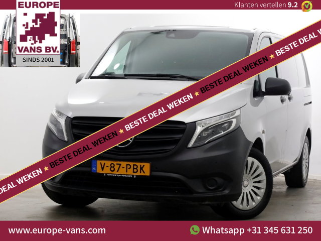 Mercedes-Benz Vito - 114 CDI 136pk Compact 9G Automaat 2x Schuifdeur/LED/Camera/Inrichting 09-2022