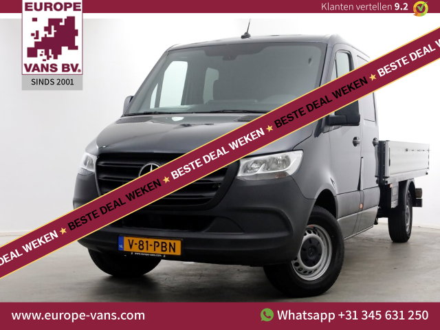 Mercedes-Benz Sprinter - 317 CDI 170pk 9G Automaat D.C. Open Laadbak Trekhaak 3500kg 02-2023