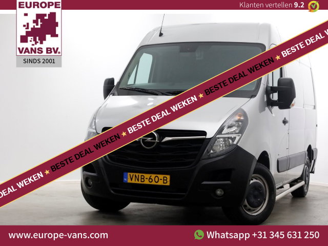 Opel Movano - 2.3 Turbo 180pk L1H2 Automaat Airco/Camera/Standkachel 03-2022