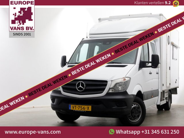 Mercedes-Benz Sprinter - 516 CDI 163pk E6 7G Automaat D.C. Bakwagen met achterdeuren/Camper? 03-2016
