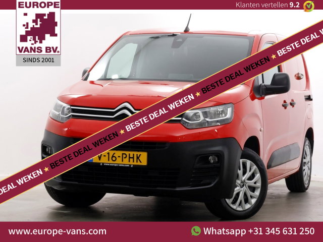 Citroën Berlingo - 1.2 PureTech 130pk Benzine Automaat Airco/Navi/Camera/2x Schuifdeur 12-2020
