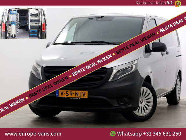 Mercedes-Benz Vito - CDI 136pk Compact 9G Automaat 2x Schuifdeur/LED/Camera/Inrichting 07-2022
