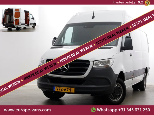 Mercedes-Benz Sprinter - 516 CDI 163pk 7G Automaat L2H2 Camera/Inrichting/230V/Trekhaak 3500kg 05-2020