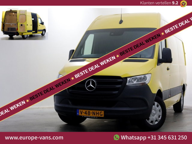 Mercedes-Benz Sprinter - 319 CDI 3.0 V6 190pk 7G Automaat L2H2 Airco/Navi/Camera 08-2021