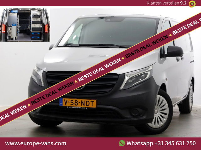 Mercedes-Benz Vito - 114 CDI 136pk Compact 9G Automaat 2x Schuifdeur/LED/Camera/Navi/Inrichting 05-2022