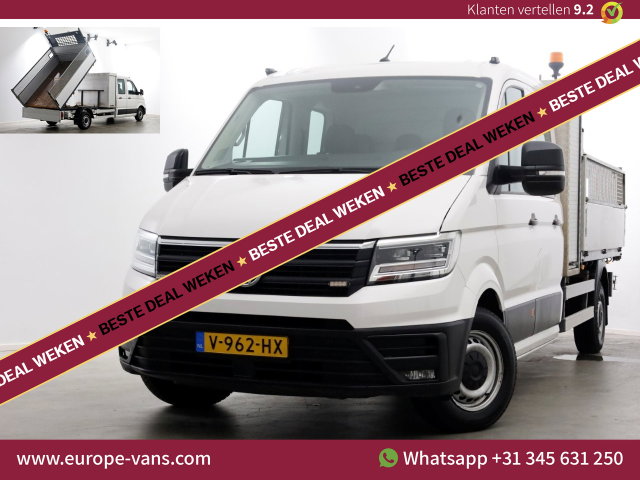 Volkswagen Crafter - 35 2.0 TDI 140pk E6 D.C. Highline Kipper met hoge boorden 09-2017