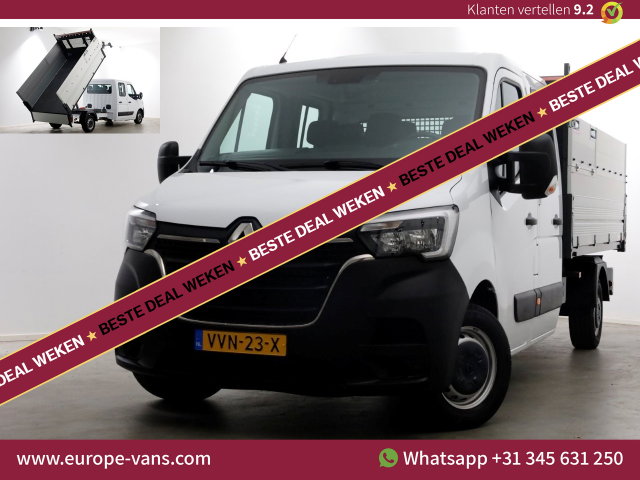 Renault Master - T35 2.3 dCi 145pk L3 D.C. Kipper met hoge boorden 05-2023