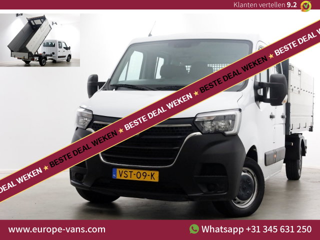 Renault Master - T35 2.3 dCi 145pk L3 D.C. Kipper met hoge boorden 11-2022