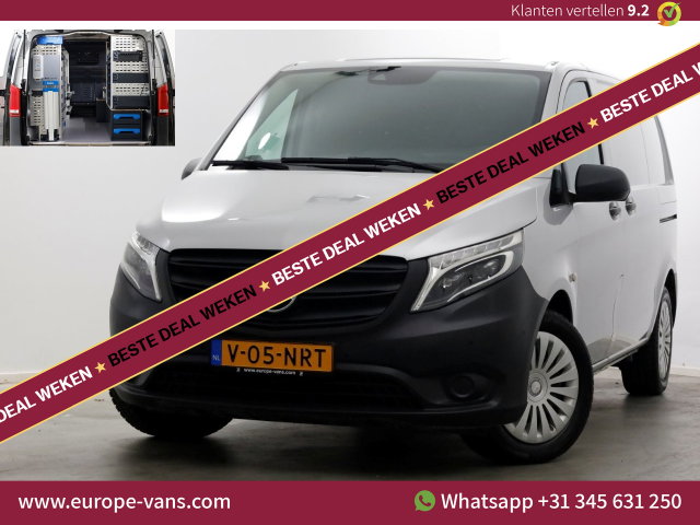 Mercedes-Benz Vito - 114 CDI 136pk Compact 9G Automaat 2x Schuifdeur/LED/Camera/Inrichting 08-2022