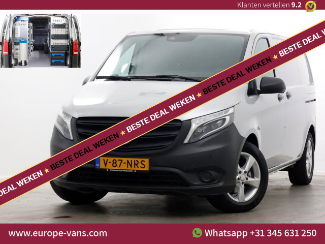 Mercedes-Benz Vito - 114 CDI 136pk Compact 9G Automaat 2x Schuifdeur/LED/Camera/Inrichting 07-2022