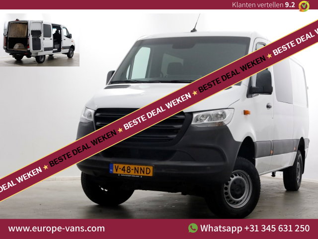 Mercedes-Benz Sprinter - 316 CDI 163pk L2H1 D.C. 4x4 ZG3 Airco/Navi/Camera 08-2020