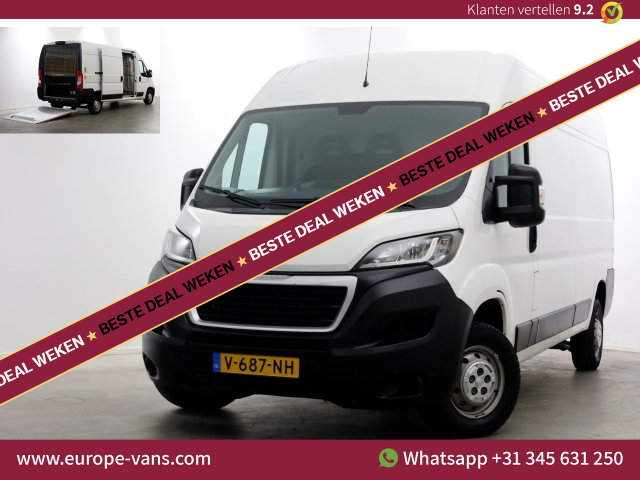 Peugeot Boxer - 2.0 BlueHDI 130pk E6 L3H2 Navi/Camera Laadklep 500kg 05-2018