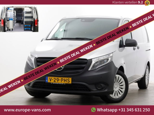 Mercedes-Benz Vito - 114 CDI 136pk Compact 9G Automaat 2x Schuifdeur/LED/Camera/Inrichting 11-2022