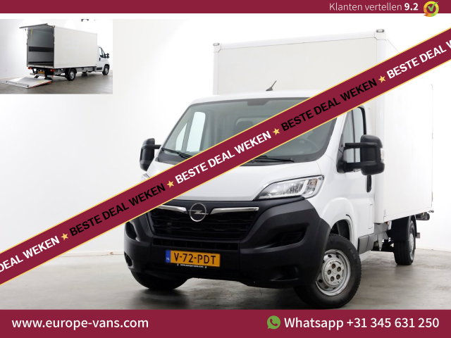 Opel Movano - 2.2D 140pk Bakwagen met laadklep 1.060kg laadvermogen 08-2023