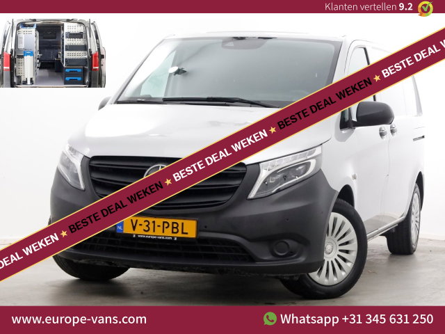 Mercedes-Benz Vito - 114 CDI 136pk Compact 9G Automaat 2x Schuifdeur/LED/Camera/Inrichting 11-2022