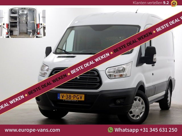 Ford Transit - 350 2.0 TDCI 130pk E6 L2H2 Trend Airco/Navi/Inrichting 04-2018