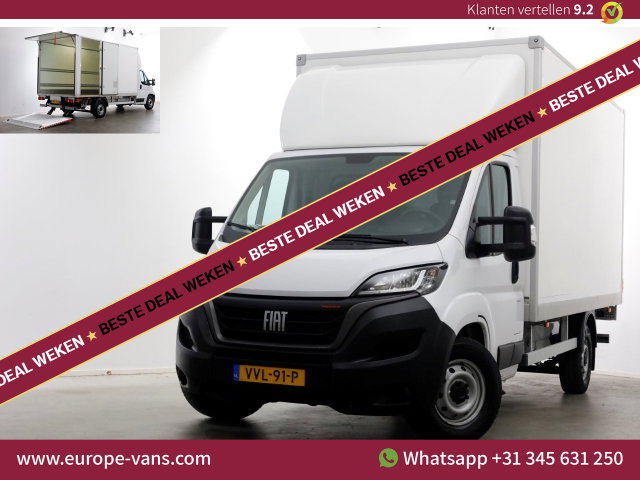 Fiat Ducato - 35H 2.2 MultiJet 160pk Automaat Bakwagen met laadklep en zijdeur 05-2023