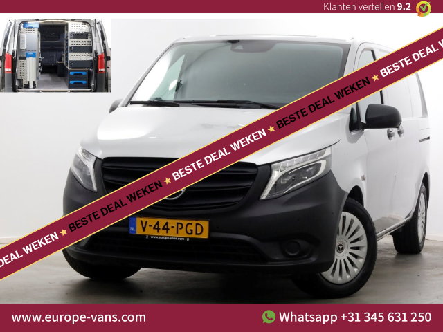 Mercedes-Benz Vito - 114 CDI 136pk Compact 9G Automaat 2x Schuifdeur/LED/Camera/Inrichting 06-2022