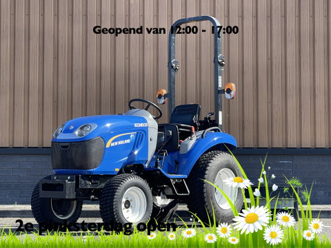 New Holland Boomer 25 | Aftak as voor + achter | Hefinrichting | 4WD | Differentieel slot | Cruise control | 58 uur | nieuw staat | trekhaak |