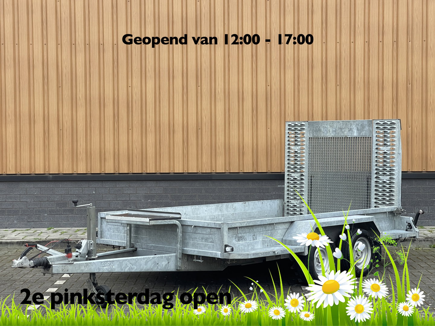 Saris C3000 | Dubbelasser | Laadklep | 3000 KG!! |