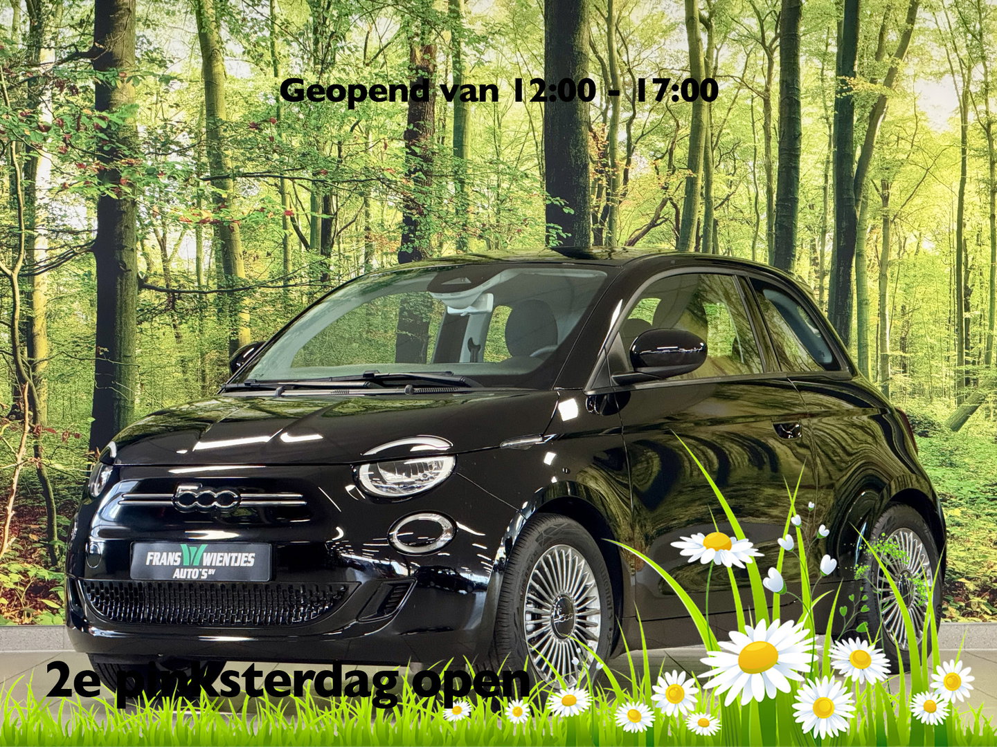 Fiat 500 Icon 42 kWh | Navigatie | Cruise Control | 16" Lichtmetaal | Lane Assist | Apple Carplay | Android Auto | DAB | Keyless Go |