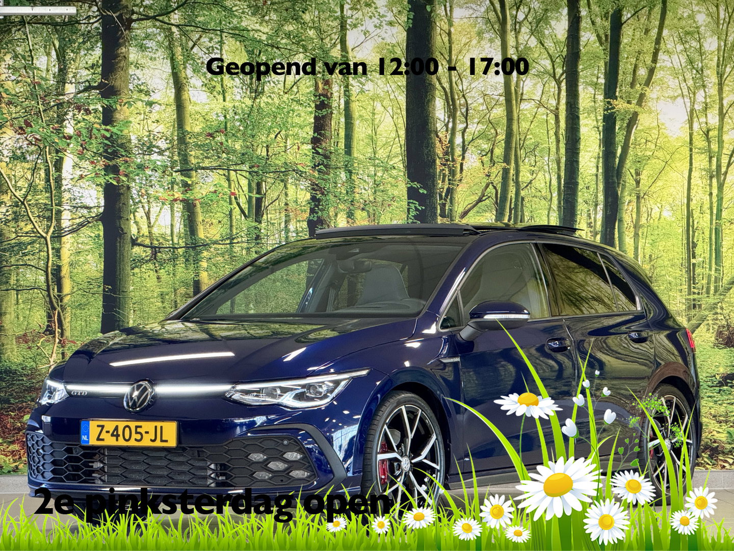 Volkswagen Golf 2.0 TDI GTD | 200 PK! | Panoramadak | Head-Up Display | Wegklapbare Trekhaak | 19" Lichtmetaal | Stuurwielverwarming | Sfeerverlichting | Apple Carplay | Camera |