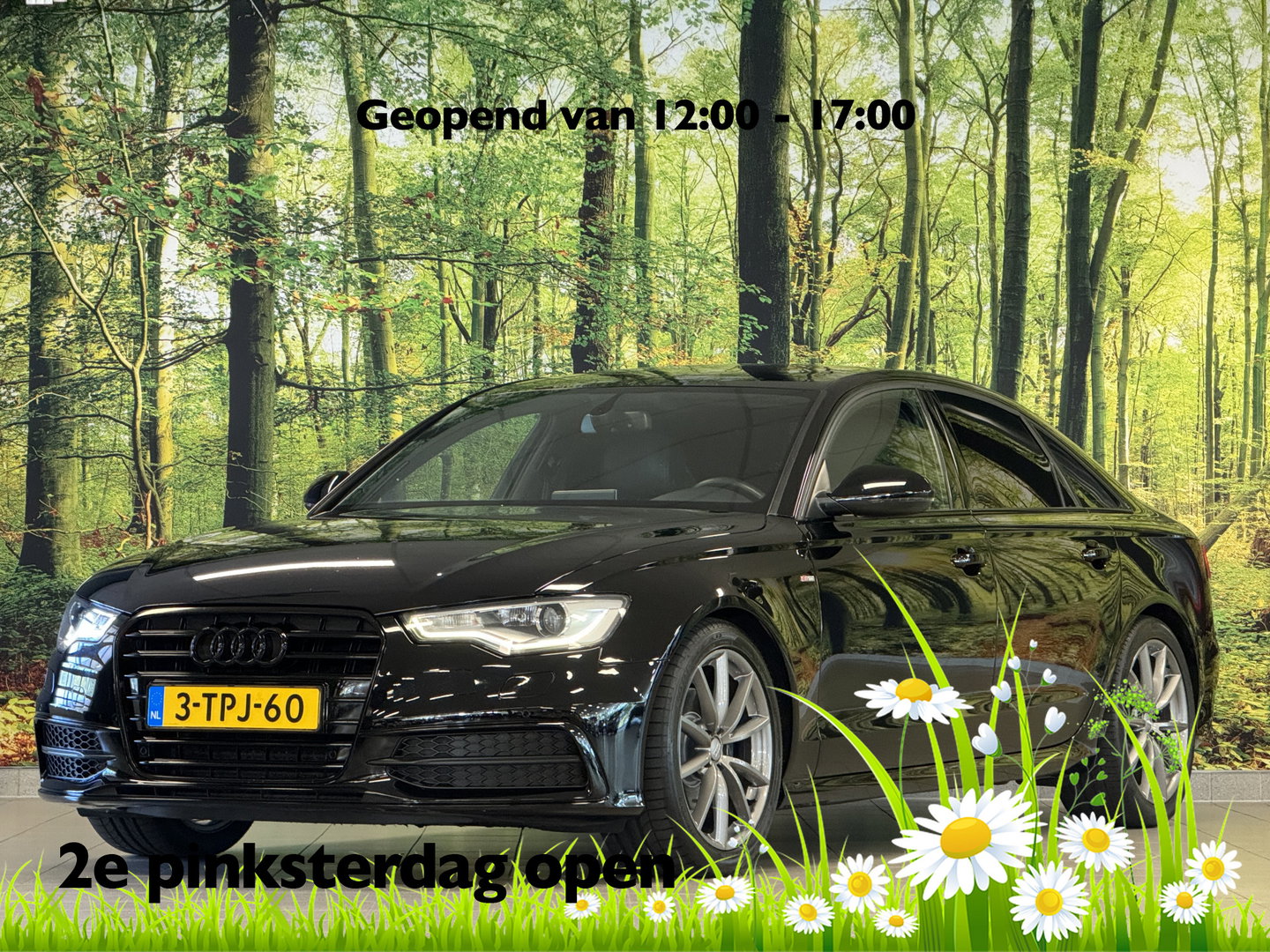 Audi A6 Limousine 2.0 TFSI S-Line Sport Edition | Parkeersensoren | Bluetooth | Xenon | LED | Airconditioning | Multifunctioneel Stuurwiel | Zwarte Hemel |