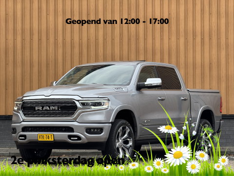 Dodge Ram 1500 5.7 V8 4x4 Crew Cab Limited | Luchtvering | LPG | Harman/Kardon | Panoramadak | 22" Lichtmetaal | Stoelventilatie / verwarming | Stuurwielverwarming | 360° Camera | Spiegel Camera |