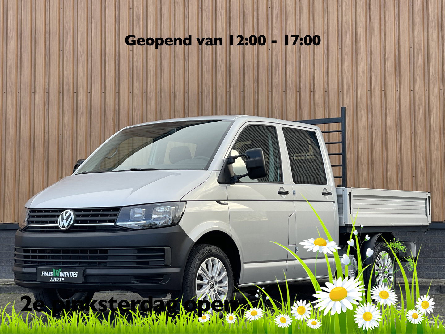 Volkswagen Transporter 2.0 TDI L2H1 DC | Marge! | Pick-up! | 6 Pers. | Trekhaak | Apple Carplay | Cruise Control | Stop&GO | Airconditioning |