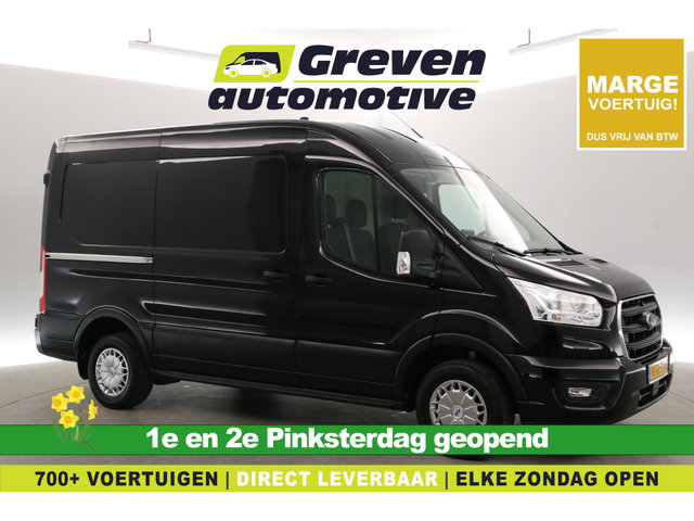 Ford Transit - 2.0 TDCI L2H2 | Airco | Cruise | Carplay | 3 Zits | Trekhaak | Traanplaat | 2xSchuifdeur