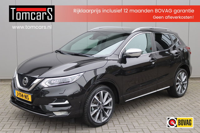 Nissan QASHQAI - 1.3DIG-T 160PK Automaat Tekna + Trekhaak/Panoramadak/Leder/Winterpack/Memory-stoel