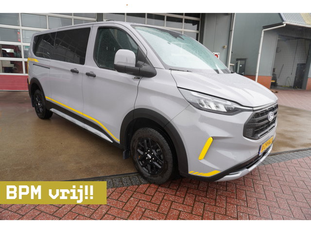 Ford Transit Custom - 320L 2.0 TDCI 136PK L2H1 Trail DubbelCabine Schuifdeur L/R Nr. V090 | Airco | Adap | Navi| Camera | Blis | Lm velgen DEMO