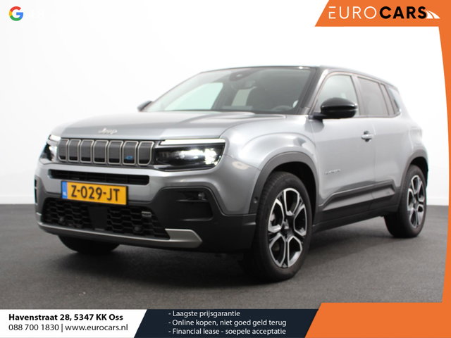 Jeep Avenger - Summit 54 kWh Camera Lichtmetalen Velgen 18" Navigatie Apple Carplay/ Android Auto Sfeerverlichting Parkeersensor achter Cruise Control Stoelverwarming Full LED Virtual Cockpit Climate Control Two tone Electrisch bedienbare achterkep