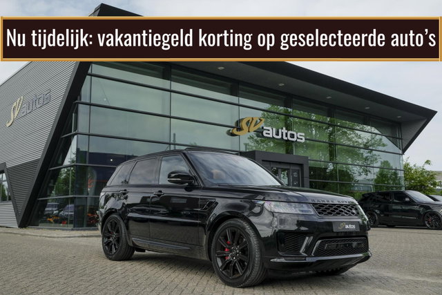 Land Rover Range Rover Sport - P400e 404pk HSE Dynamic Panoramadak *BTW* Trekhaak Black pack Meridian 21" LMV