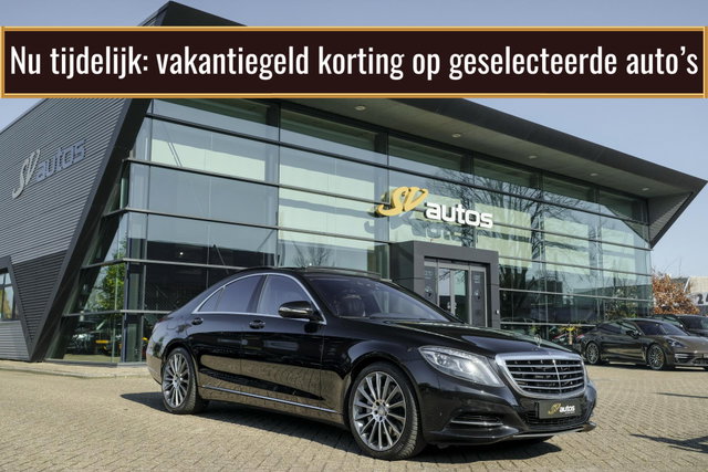 Mercedes-Benz S-Klasse - S500 V8 455pk 4Matic Panoramadak Trekhaak elektrisch Luchtvering Widescreen Sfeerverlichting 20" LMV