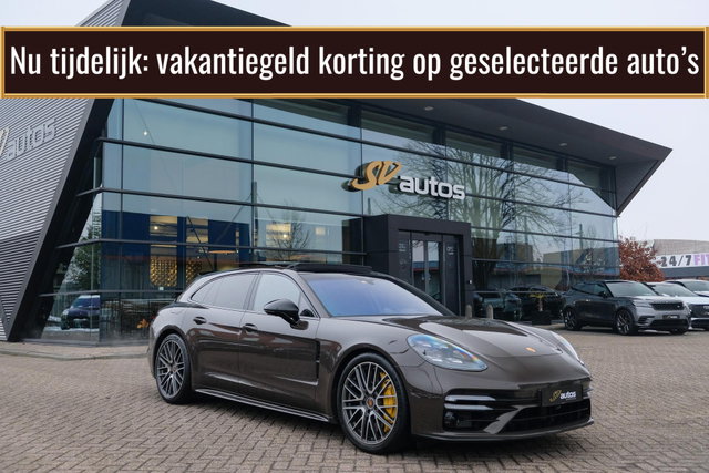Porsche Panamera - Sport Turismo 4.0 V8 Turbo S 700pk E-Hybrid Panoramadak Keramisch Luchtvering 4-wielsturing NLauto 1e eigenaar!