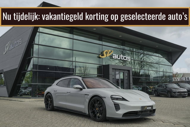Porsche Taycan - Sport Turismo GTS 598pk 93 kWh Panoramadak *SOH 93%* *incl BTW* Bijrijdersdisplay Rear seat entertainment Head-up Bose NLauto 1e Eigenaar