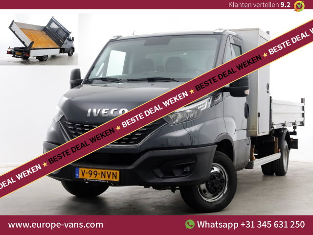 Iveco Daily - 35C18 3.0 180pk HiMatic Automaat 3-Zijdige Kipper Trekhaak 3500kg 10-2021
