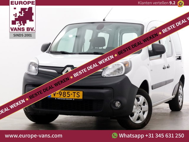 Renault Kangoo Z.E. - Express Maxi L2H1 33kWh D.C. 5-Zitplaatsen Koopaccu SOH 98% 12-2018