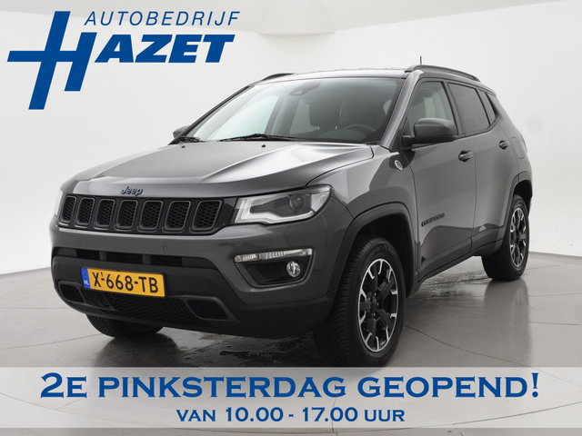 Jeep Compass - 4xe 240 PK PLUG-IN HYBRID 4X4 TRAILHAWK + TREKHAAK | VOL LEDER | ALPINE | CARPLAY | DAB | STOEL/STUURWIELVERW.